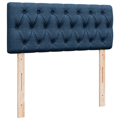 Giroletto a Molle con Materasso Blu 120x200 cm in Tessuto | homemem39