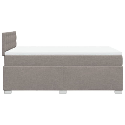 Giroletto a Molle con Materasso Tortora 120x200 cm in Tessuto | homemem39