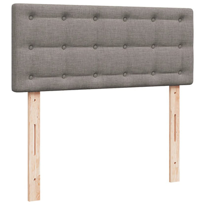 Giroletto a Molle con Materasso Tortora 120x200 cm in Tessuto | homemem39