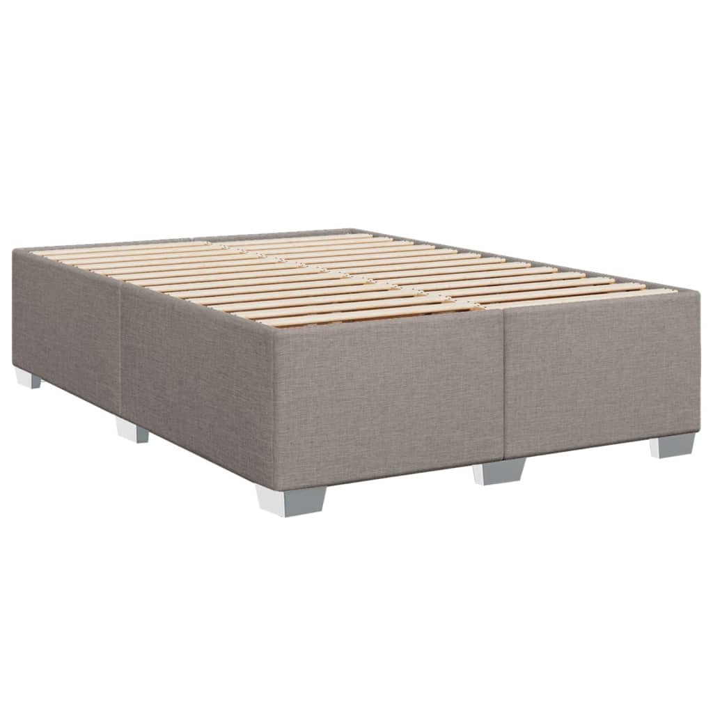 Giroletto a Molle con Materasso Tortora 140x190 cm in Tessuto | homemem39