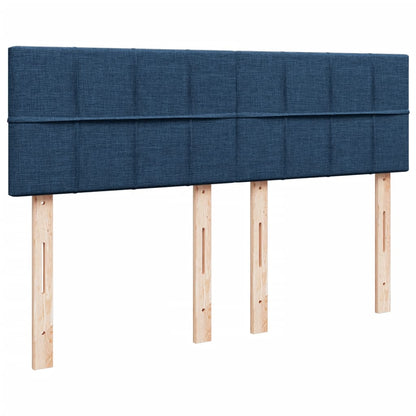 Giroletto a Molle con Materasso Blu 140x200 cm in Tessuto | homemem39