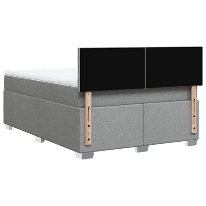Giroletto a Molle con Materasso Grigio Chiaro160x200 cm Tessuto | homemem39