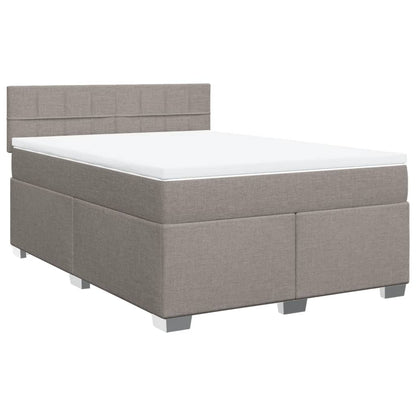 Giroletto a Molle con Materasso Tortora 160x200 cm in Tessuto | homemem39