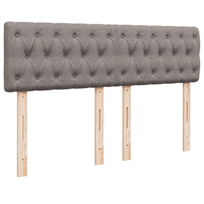 Giroletto a Molle con Materasso Tortora 160x200 cm in Tessuto | homemem39