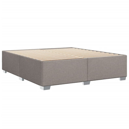 Giroletto a Molle con Materasso Tortora 180x200 cm in Tessuto | homemem39