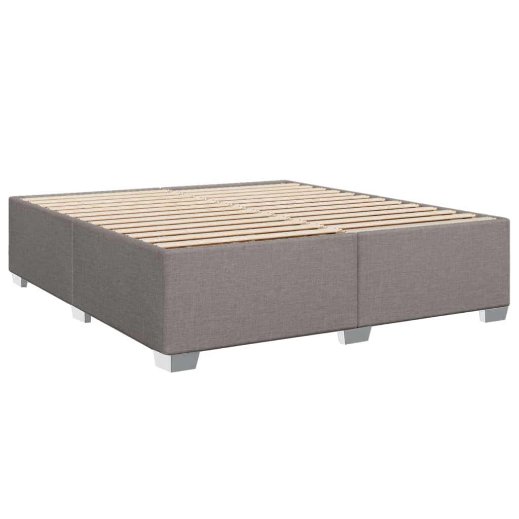 Giroletto a Molle con Materasso Tortora 180x200 cm in Tessuto | homemem39