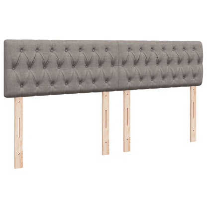Giroletto a Molle con Materasso Tortora 180x200 cm in Tessuto | homemem39