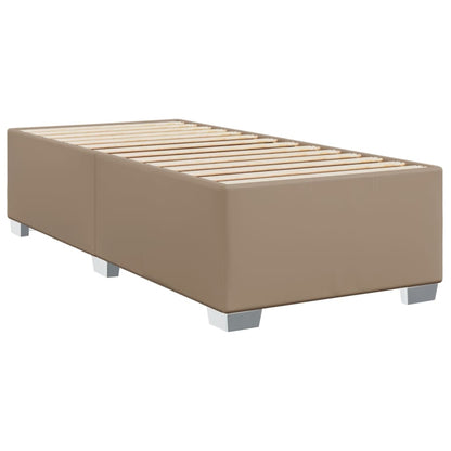 Giroletto a Molle con Materasso Cappuccino 100x200cm Similpelle | homemem39
