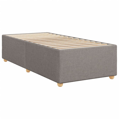 Giroletto a Molle con Materasso Tortora 80x200 cm inTessuto | homemem39