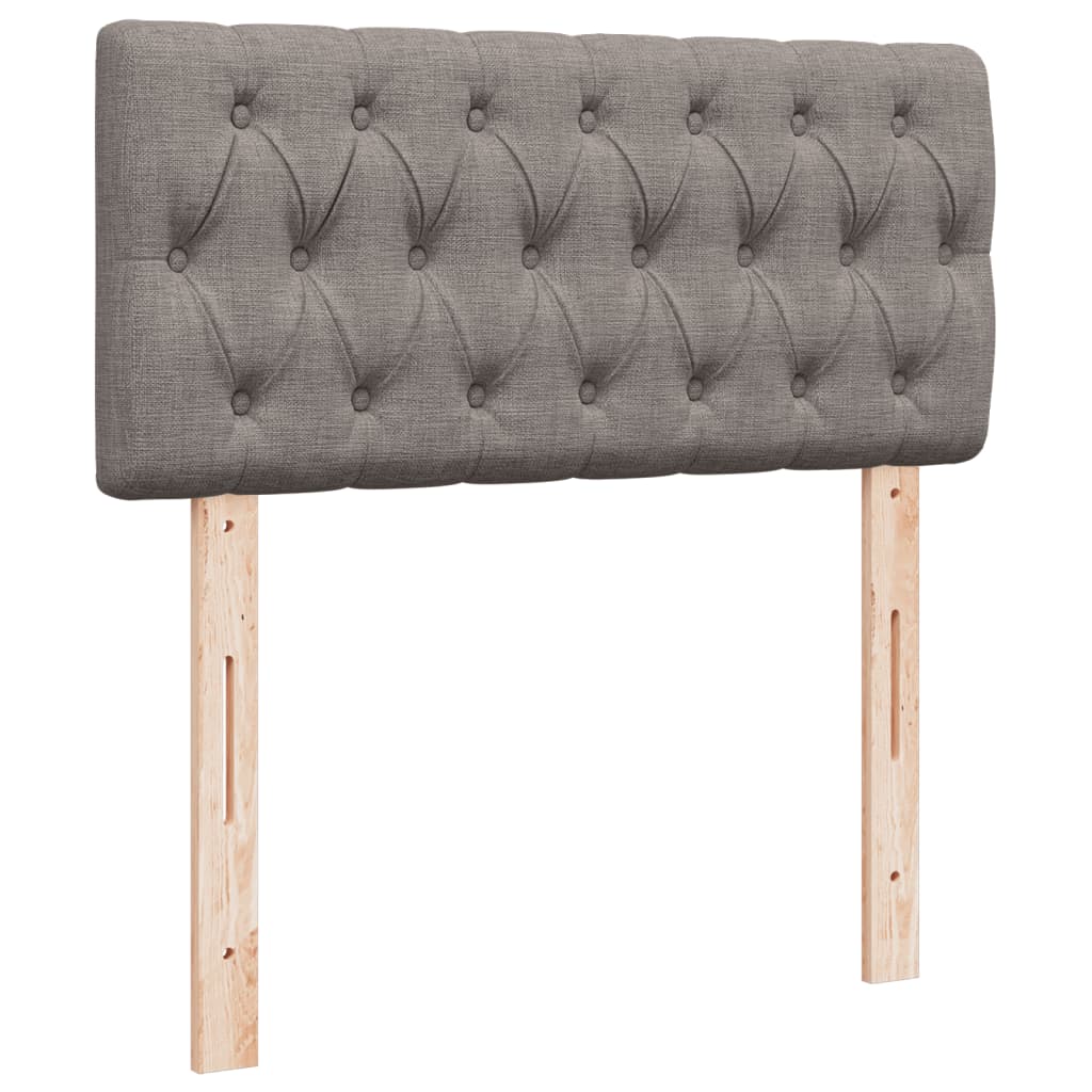Giroletto a Molle con Materasso Tortora 80x200 cm inTessuto | homemem39