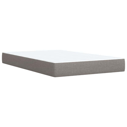 Giroletto a Molle con Materasso Tortora 120x190 cm in Tessuto | homemem39