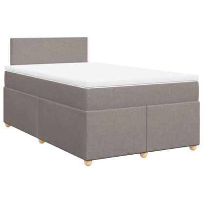 Giroletto a Molle con Materasso Tortora 120x200 cm in Tessuto | homemem39