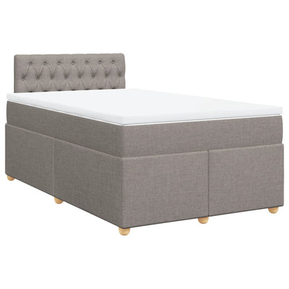 Giroletto a Molle con Materasso Tortora 120x200 cm in Tessuto | homemem39