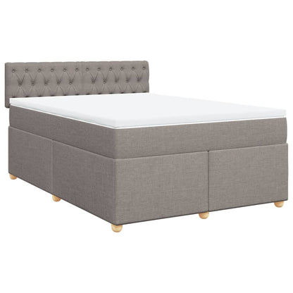 Giroletto a Molle con Materasso Tortora 160x200 cm in Tessuto | homemem39