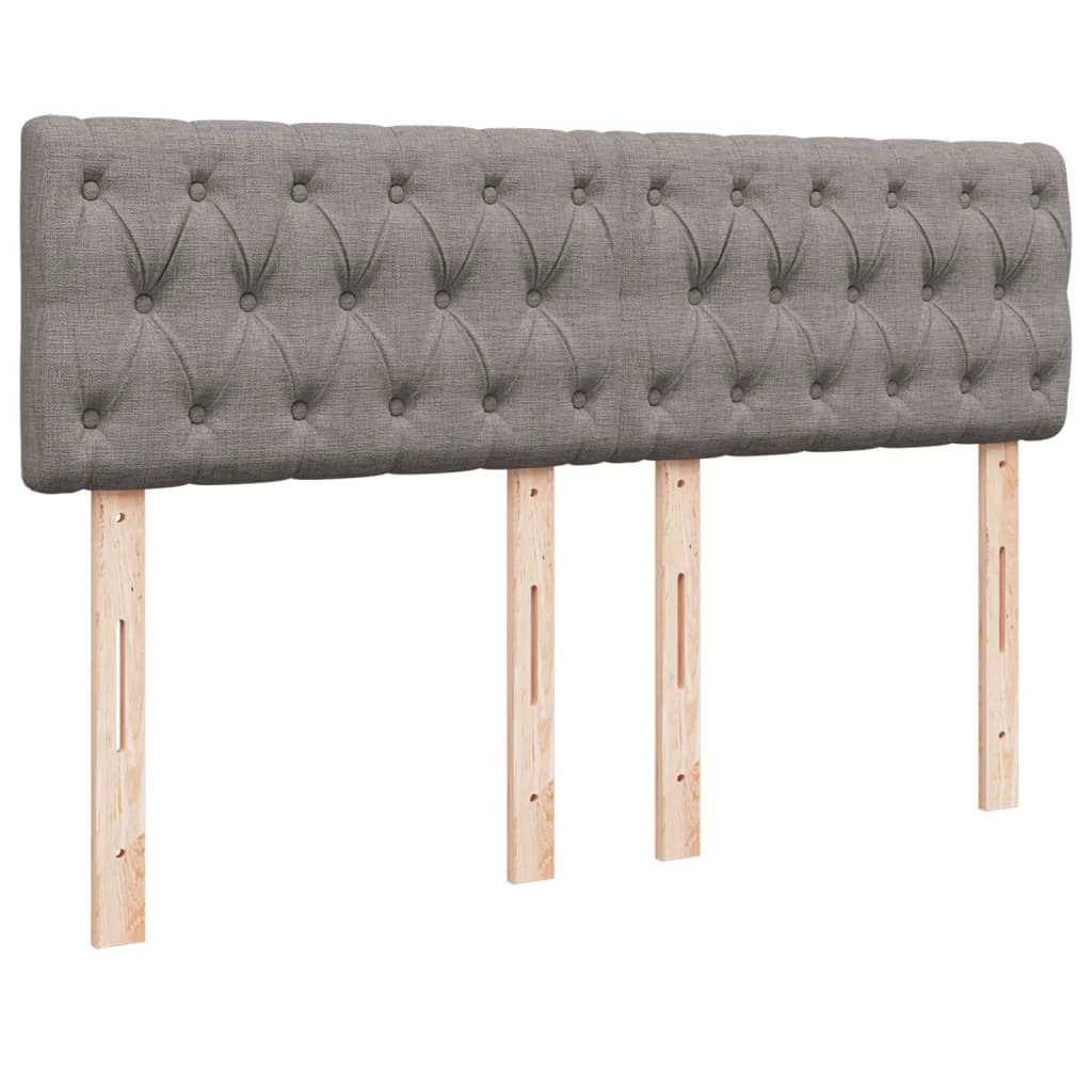 Giroletto a Molle con Materasso Tortora 160x200 cm in Tessuto | homemem39