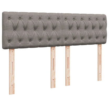 Giroletto a Molle con Materasso Tortora 160x200 cm in Tessuto | homemem39