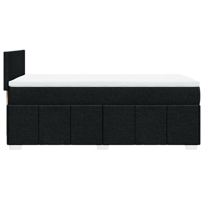 Giroletto a Molle con Materasso Nero 80x200 cm inTessuto | homemem39