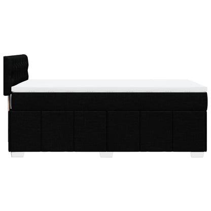 Giroletto a Molle con Materasso Nero 80x200 cm inTessuto | homemem39