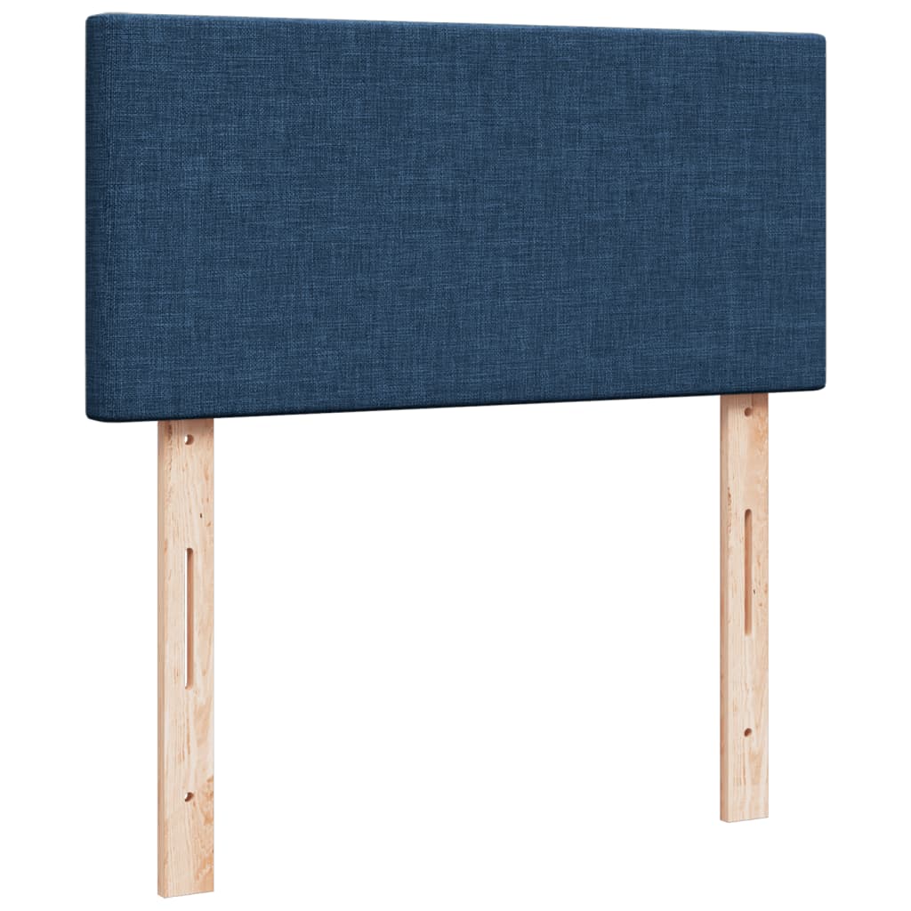 Giroletto a Molle con Materasso Blu 90x200 cm inTessuto | homemem39