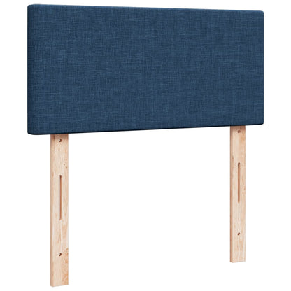 Giroletto a Molle con Materasso Blu 90x200 cm inTessuto | homemem39