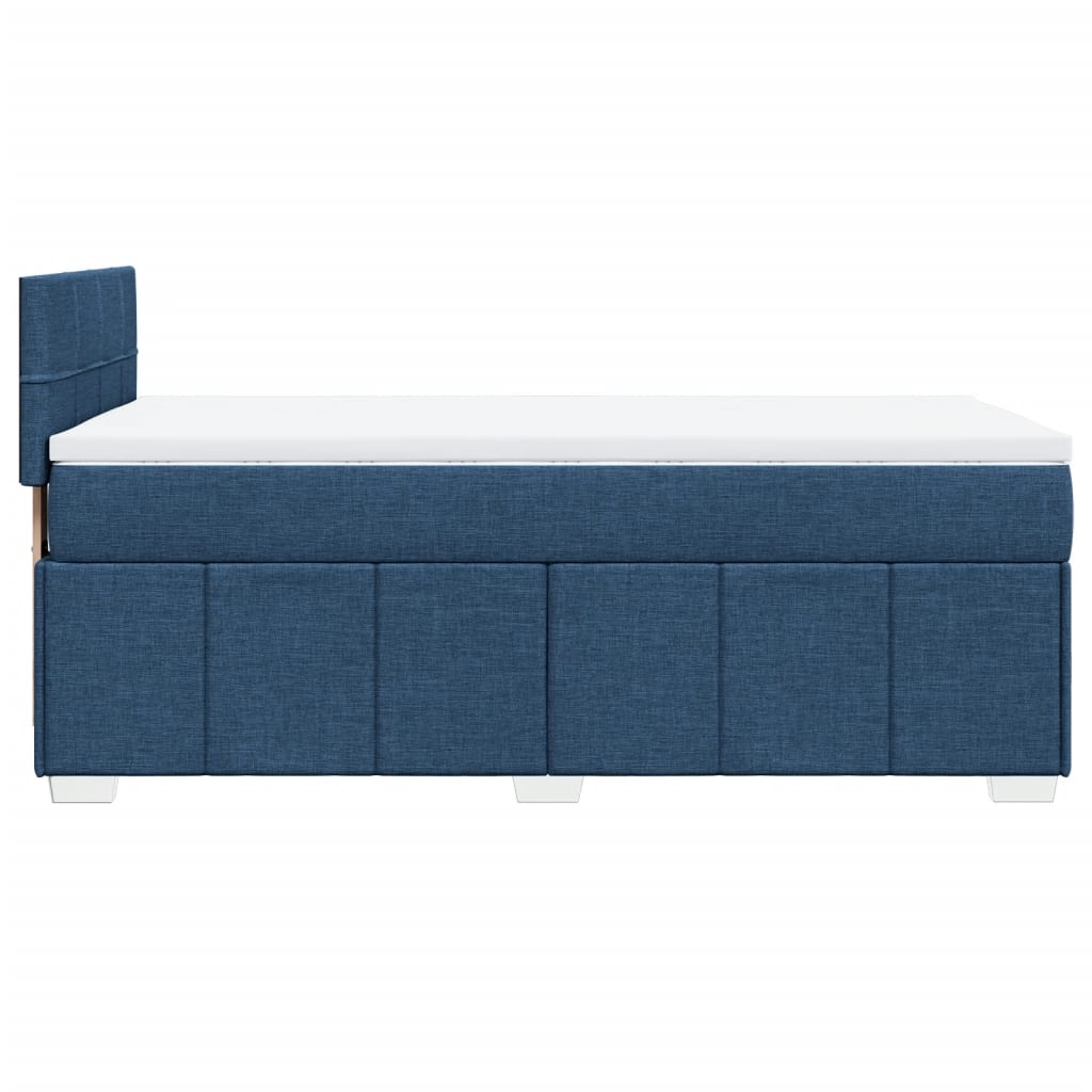 Giroletto a Molle con Materasso Blu 90x200 cm inTessuto | homemem39