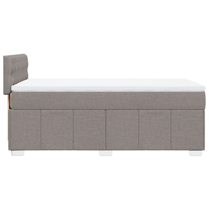 Giroletto a Molle con Materasso Tortora 90x200 cm inTessuto | homemem39