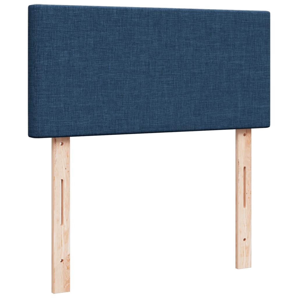 Giroletto a Molle con Materasso Blu 100x200 cm in Tessuto | homemem39