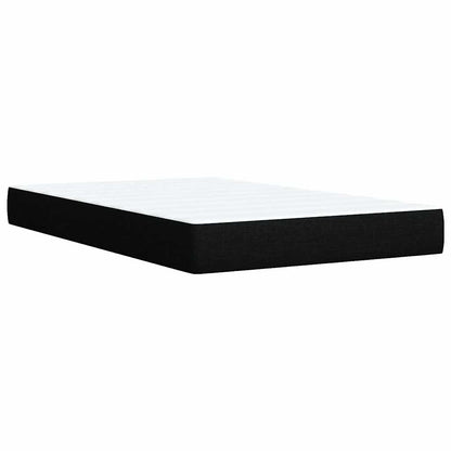 Giroletto a Molle con Materasso Nero 120x200 cm in Tessuto | homemem39