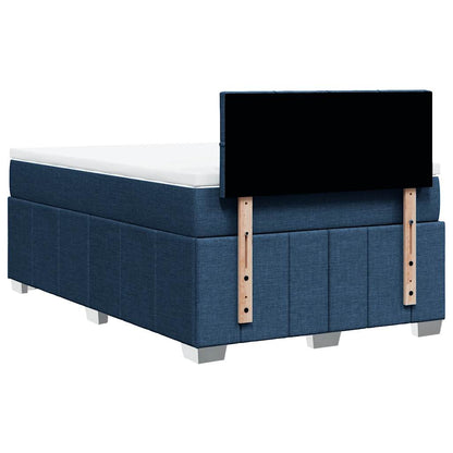 Giroletto a Molle con Materasso Blu 120x200 cm in Tessuto | homemem39