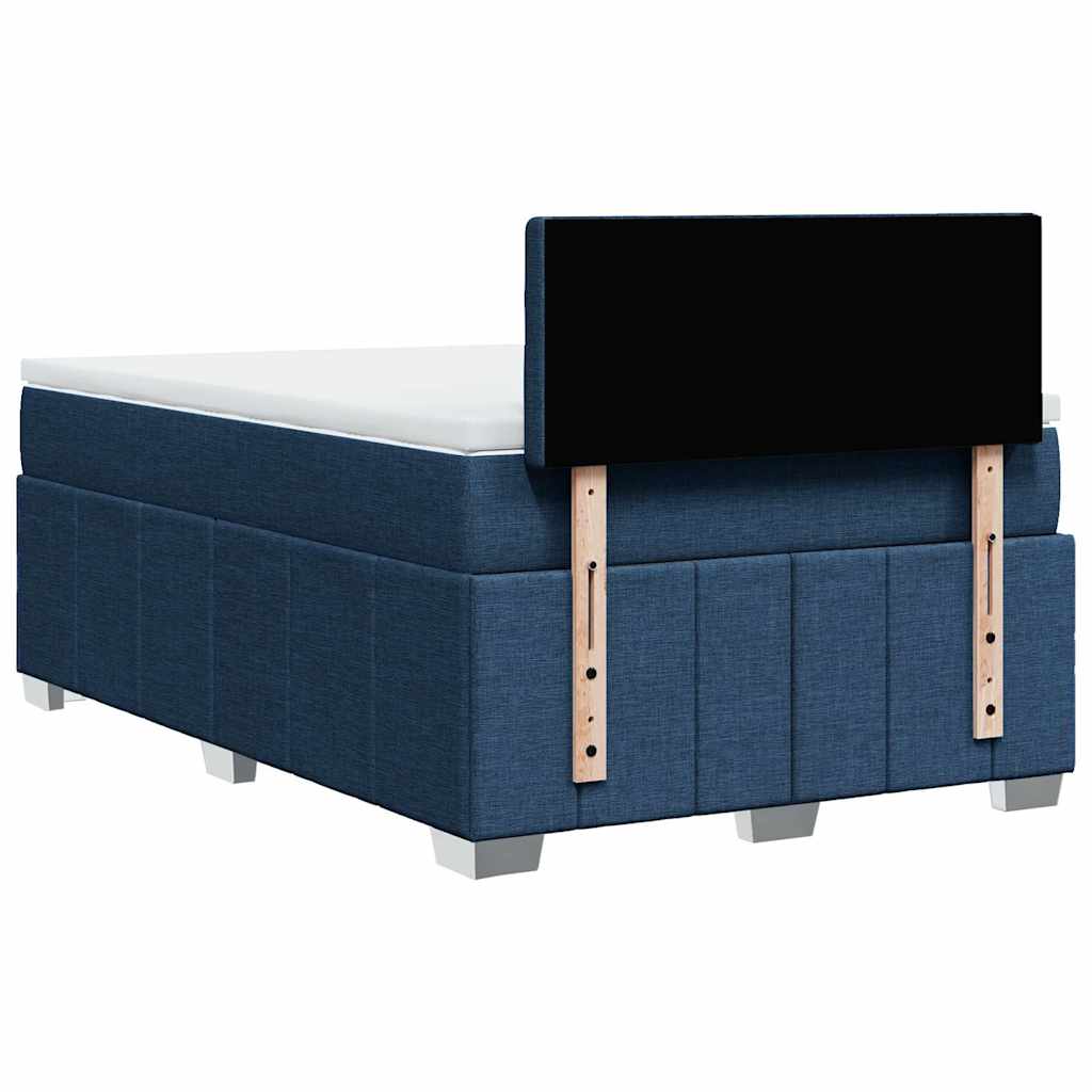 Giroletto a Molle con Materasso Blu 120x200 cm in Tessuto | homemem39