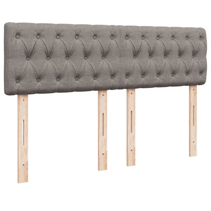 Giroletto a Molle con Materasso Tortora 140x190 cm in Tessuto | homemem39