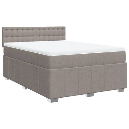 Giroletto a Molle con Materasso Tortora 140x190 cm in Tessuto | homemem39