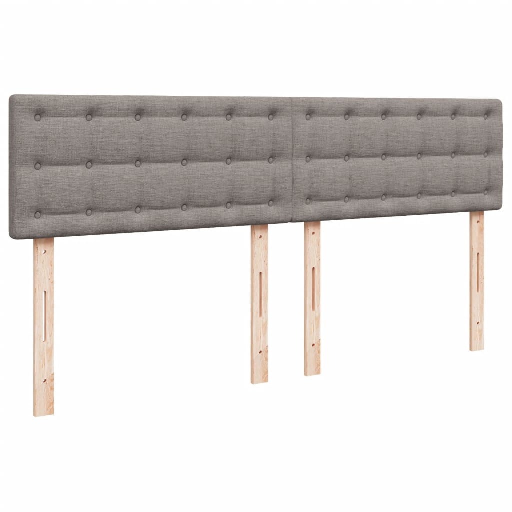 Giroletto a Molle con Materasso Tortora 180x200 cm in Tessuto | homemem39