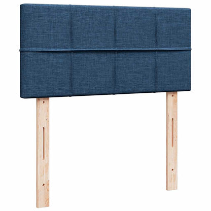 Giroletto a Molle con Materasso Blu 90x190 cm in Tessuto | homemem39