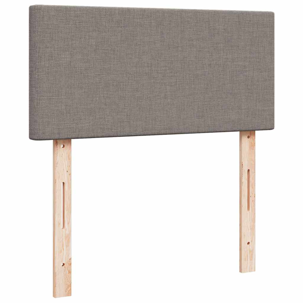 Giroletto a Molle con Materasso Tortora 100x200 cm in Tessuto | homemem39