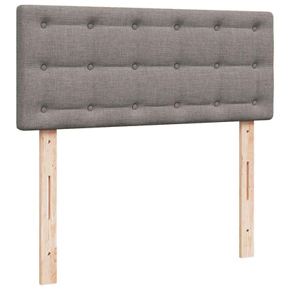 Giroletto a Molle con Materasso Tortora 120x190 cm in Tessuto | homemem39