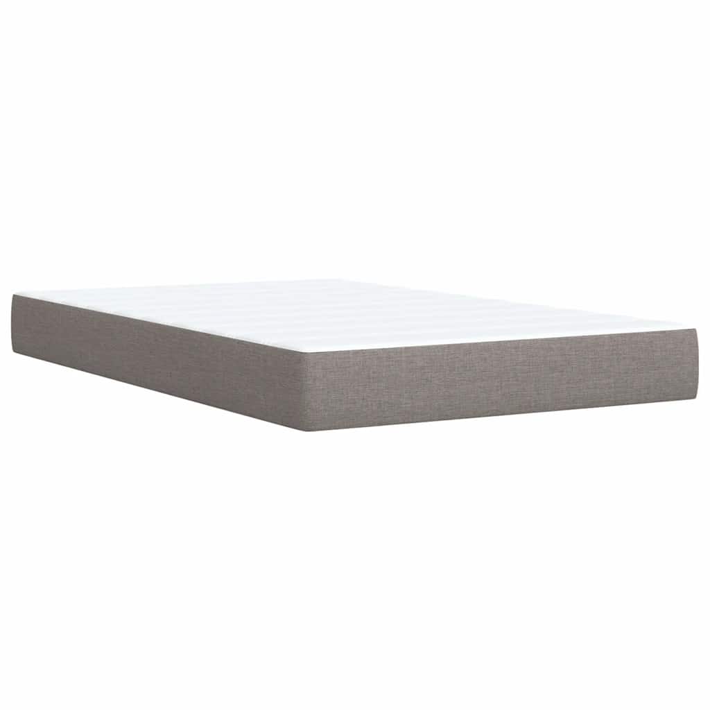 Giroletto a Molle con Materasso Tortora 120x200 cm in Tessuto | homemem39
