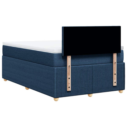 Giroletto a Molle con Materasso Blu 120x200 cm in Tessuto | homemem39