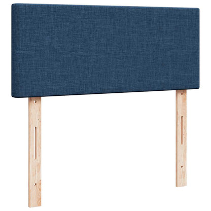 Giroletto a Molle con Materasso Blu 120x200 cm in Tessuto | homemem39