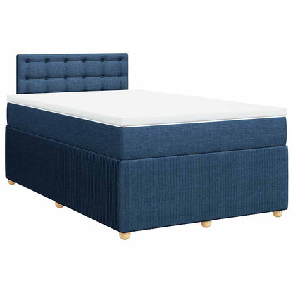 Giroletto a Molle con Materasso Blu 120x200 cm in Tessuto | homemem39