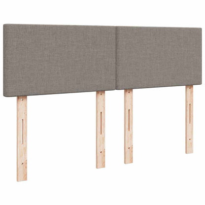 Giroletto a Molle con Materasso Tortora 140x200 cm in Tessuto | homemem39