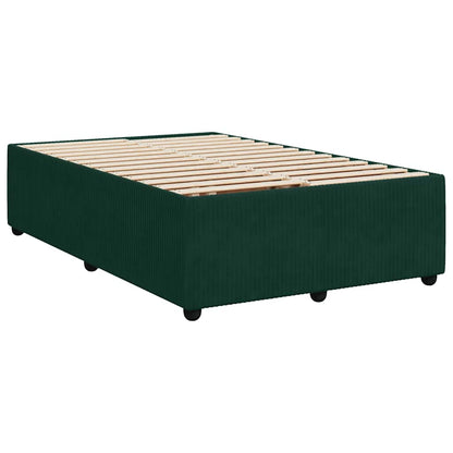 Giroletto a Molle con Materasso Verde Scuro 120x190 cm Velluto | homemem39