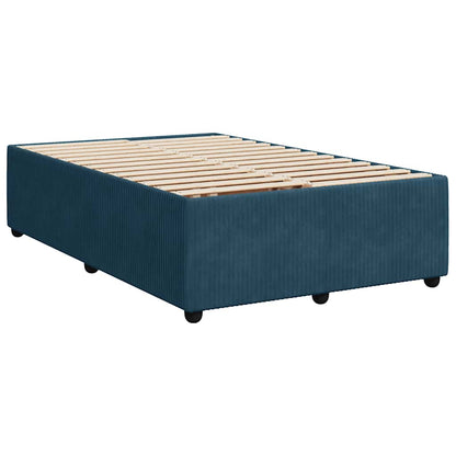 Giroletto a Molle con Materasso Blu 120x200 cm in Velluto | homemem39