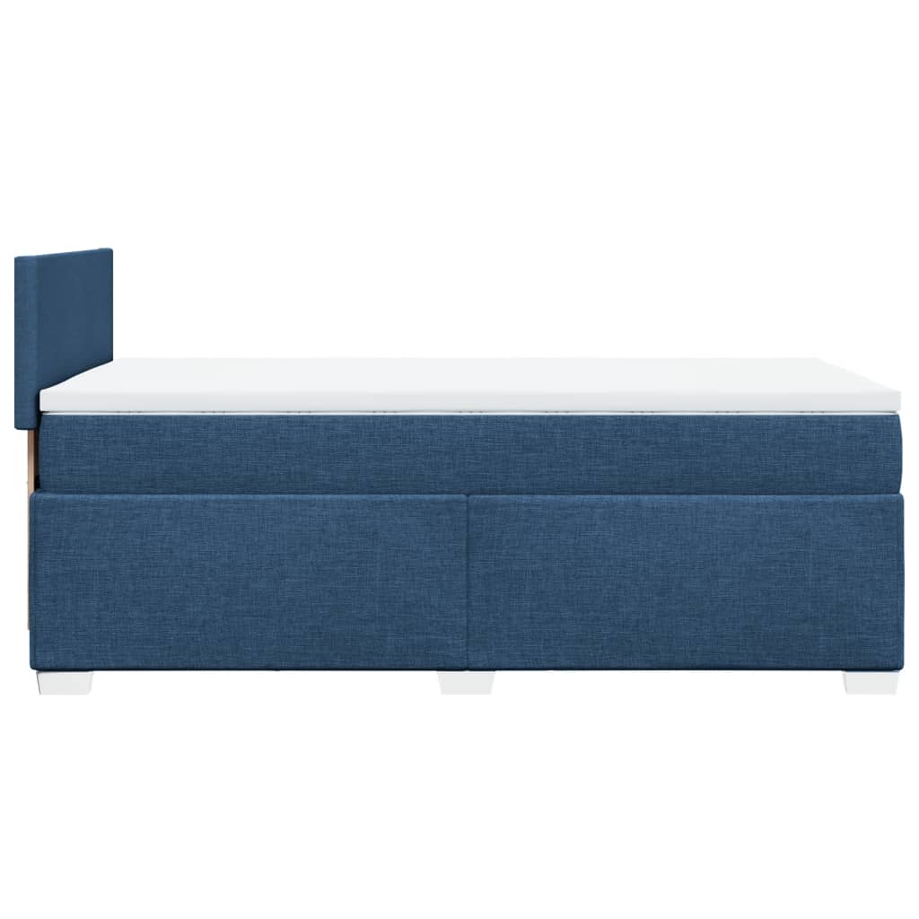 Giroletto a Molle con Materasso Blu 80x200 cm inTessuto | homemem39
