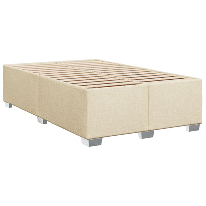 Giroletto a Molle con Materasso Crema 90x190 cm in Tessuto | homemem39
