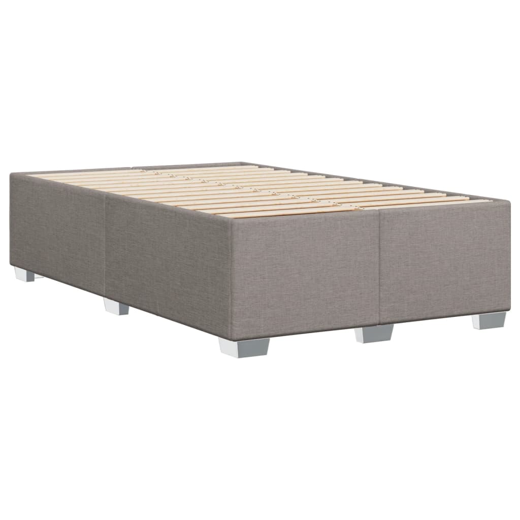 Giroletto a Molle con Materasso Tortora 120x190 cm in Tessuto