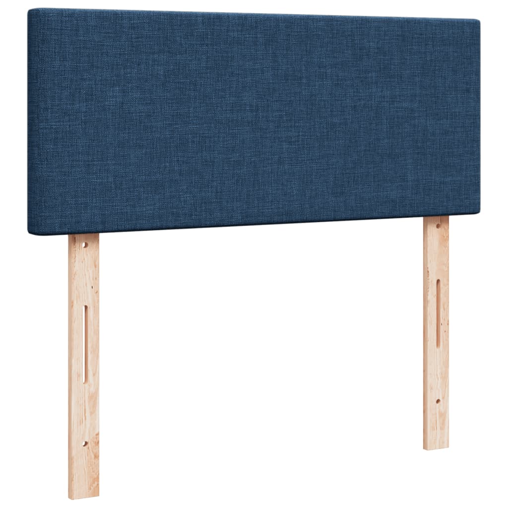 Giroletto a Molle con Materasso Blu 120x190 cm in Tessuto | homemem39