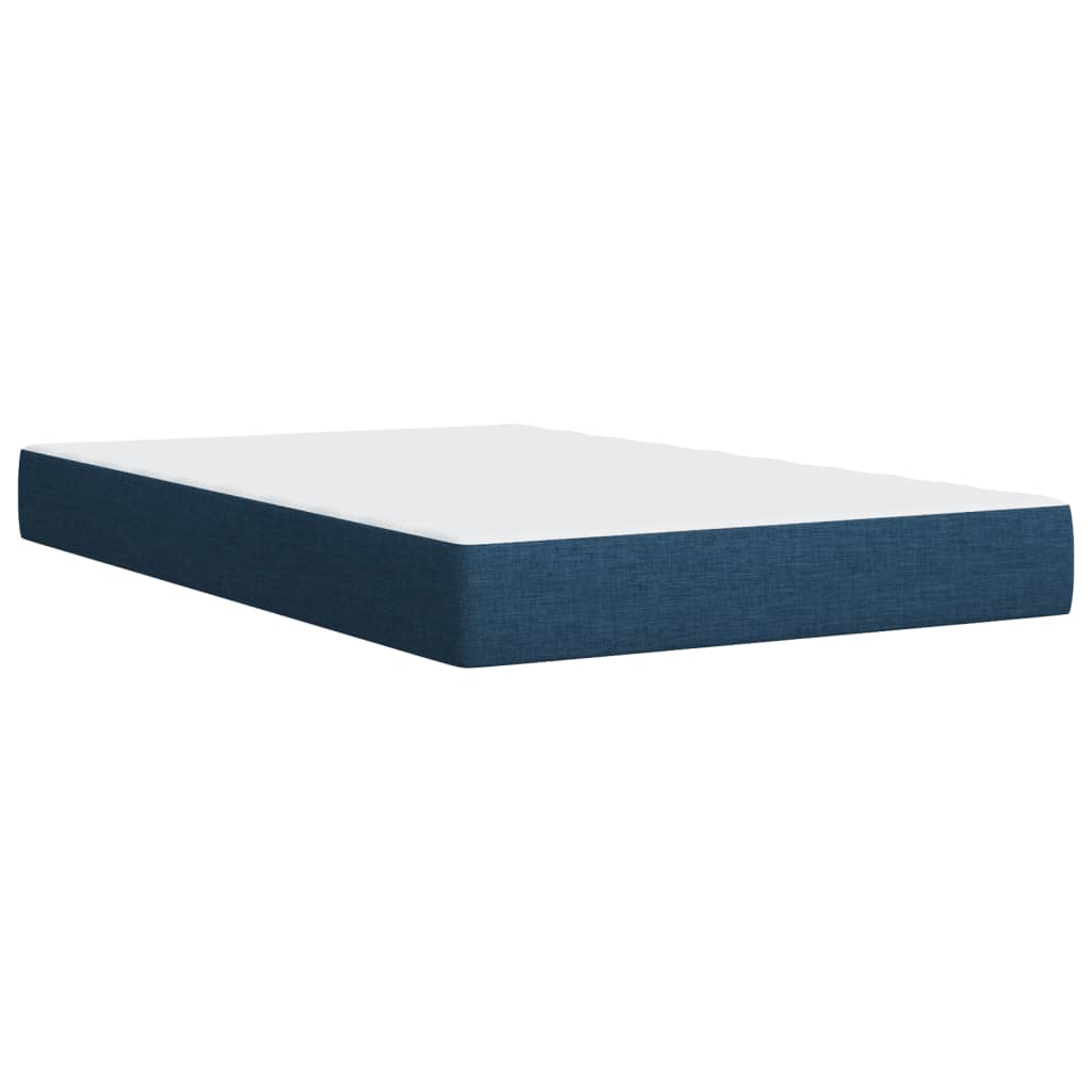Giroletto a Molle con Materasso Blu 120x190 cm in Tessuto | homemem39