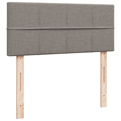 Giroletto a Molle con Materasso Tortora 120x190 cm in Tessuto | homemem39