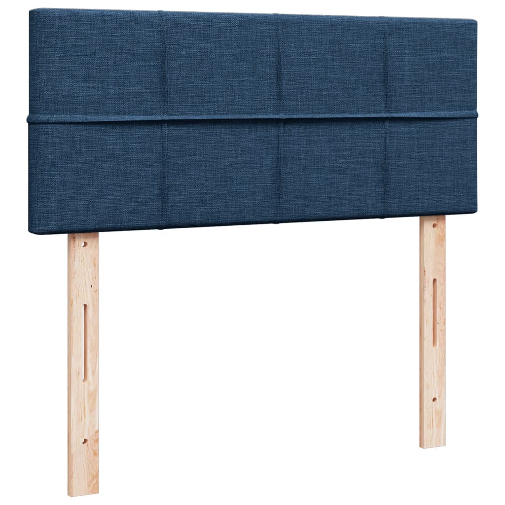 Giroletto a Molle con Materasso Blu 120x190 cm in Tessuto | homemem39